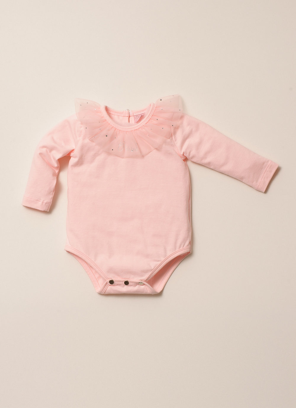 Body Cotton Gola Tule Cristais