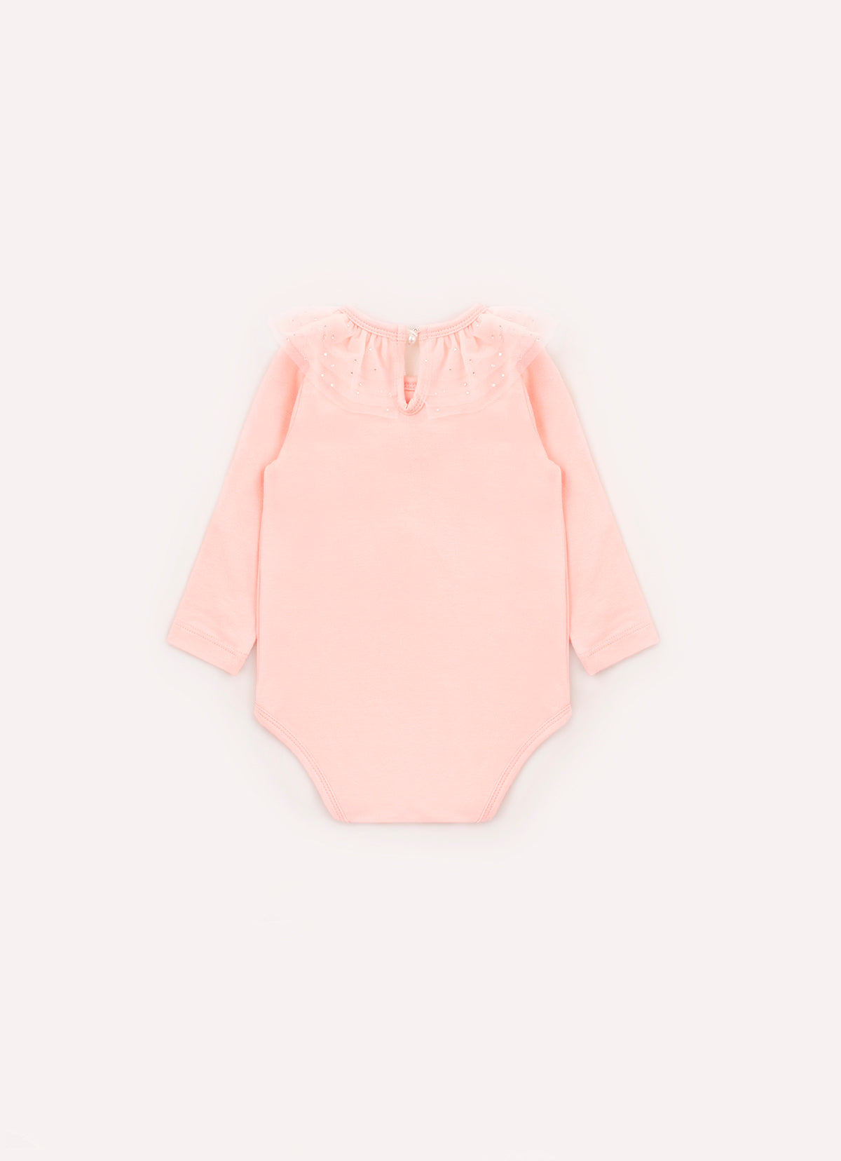 Body Cotton Gola Tule Cristais