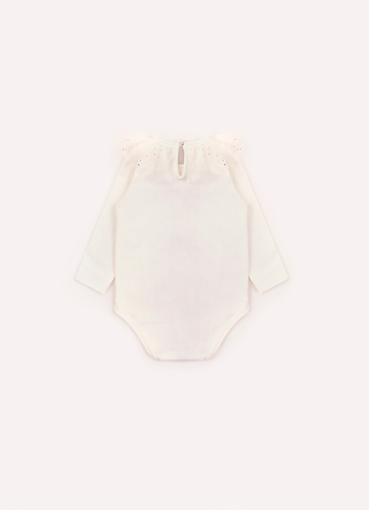 Body Cotton Gola Tule Cristais