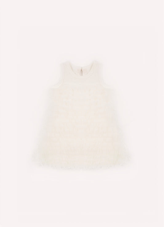 Vestido Ribana Babadinhos Tule Pmini Vestido Ribana Babadinhos Tule Pmini