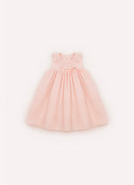 Vestido Tricoline Saia Tule Princesa Pmini