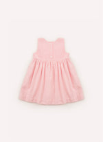 Vestido Flanela Xadrez Maxi Laço Puffer Ursa Crochê