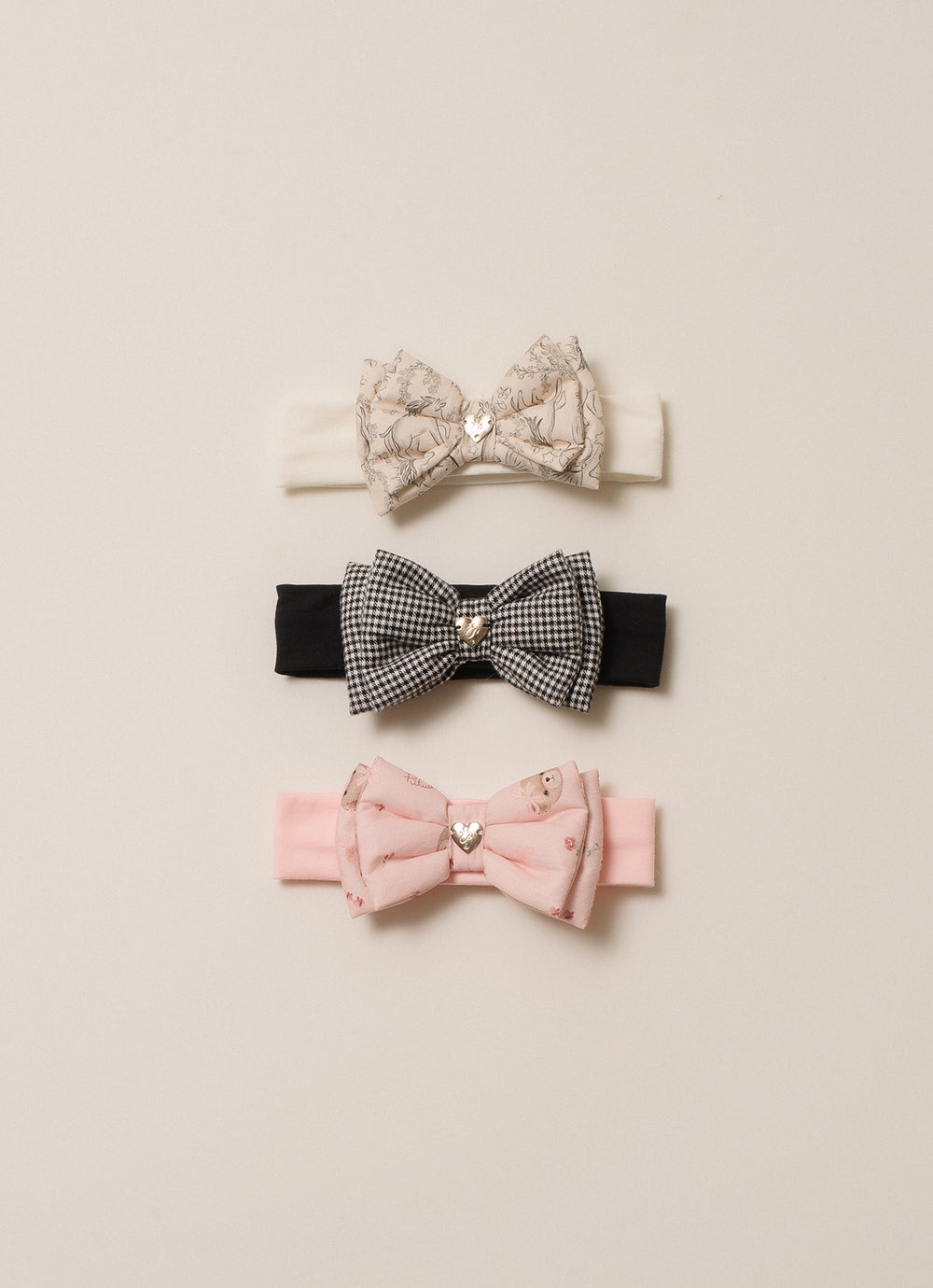 Faixa Laço Puffer Estampado Pmini