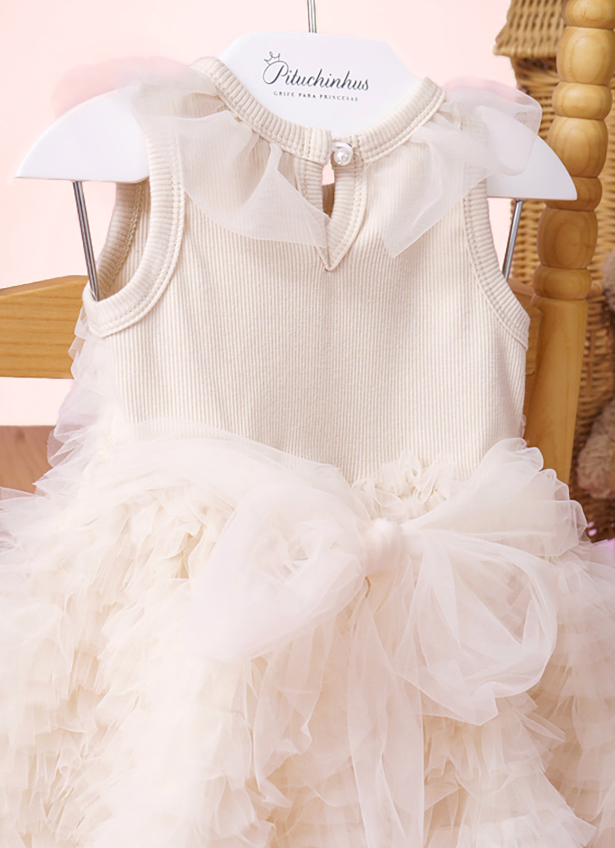 Vestido Ribana Festa Babadinhos Tule