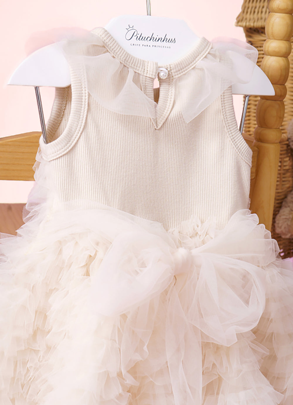 Vestido Ribana Festa Babadinhos Tule