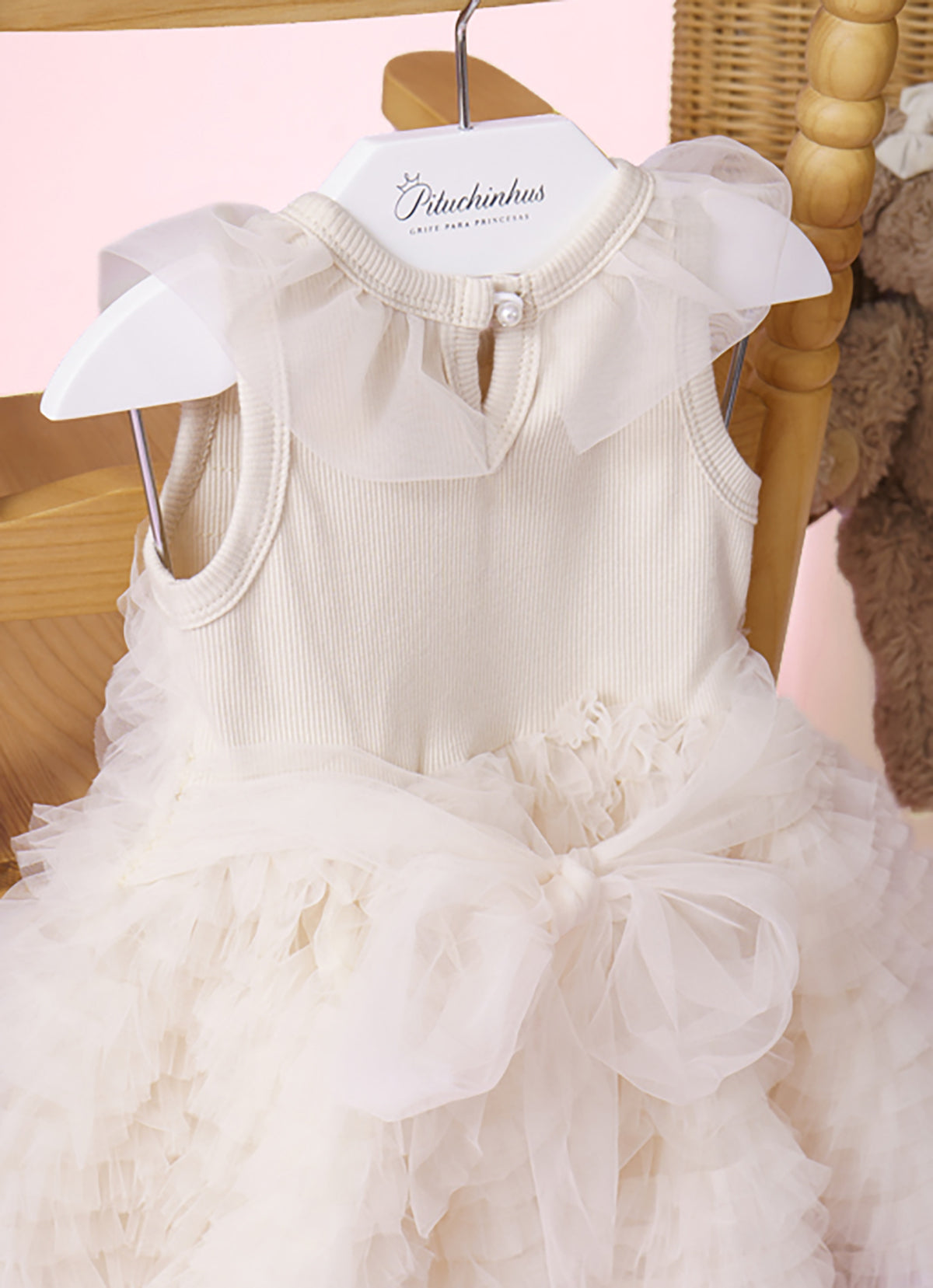 Vestido Ribana Festa Babadinhos Tule