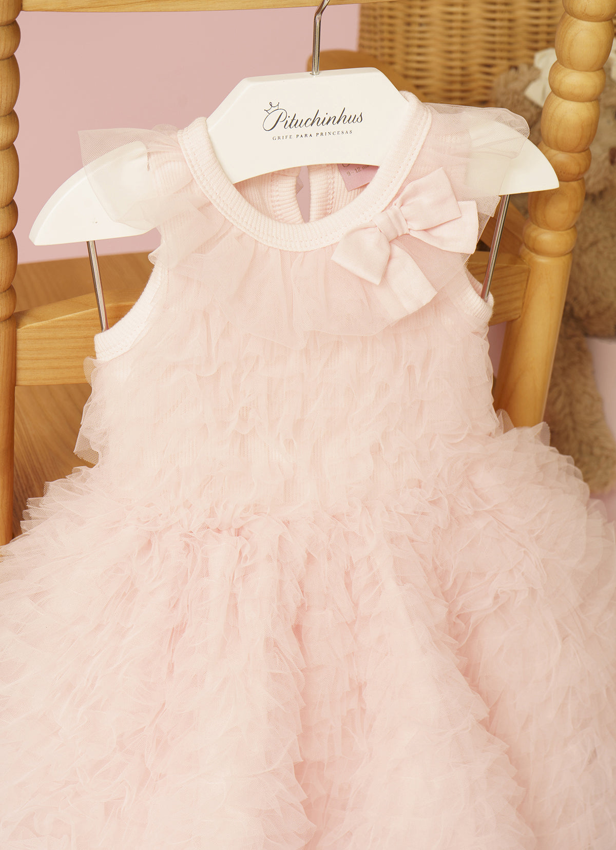 Vestido Ribana Festa Babadinhos Tule