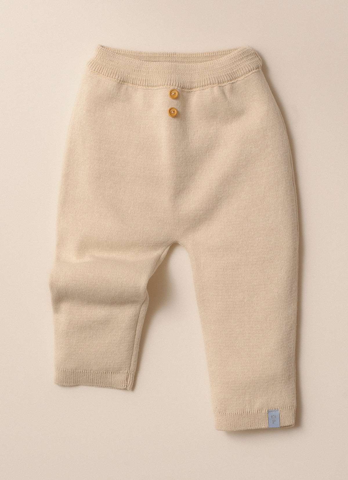 Calça Tricot Malha Botões For Boys