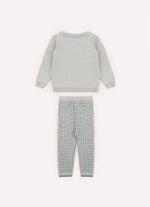 Conjunto Tricot Blusa Cahorro Calça Xadrez For Boys
