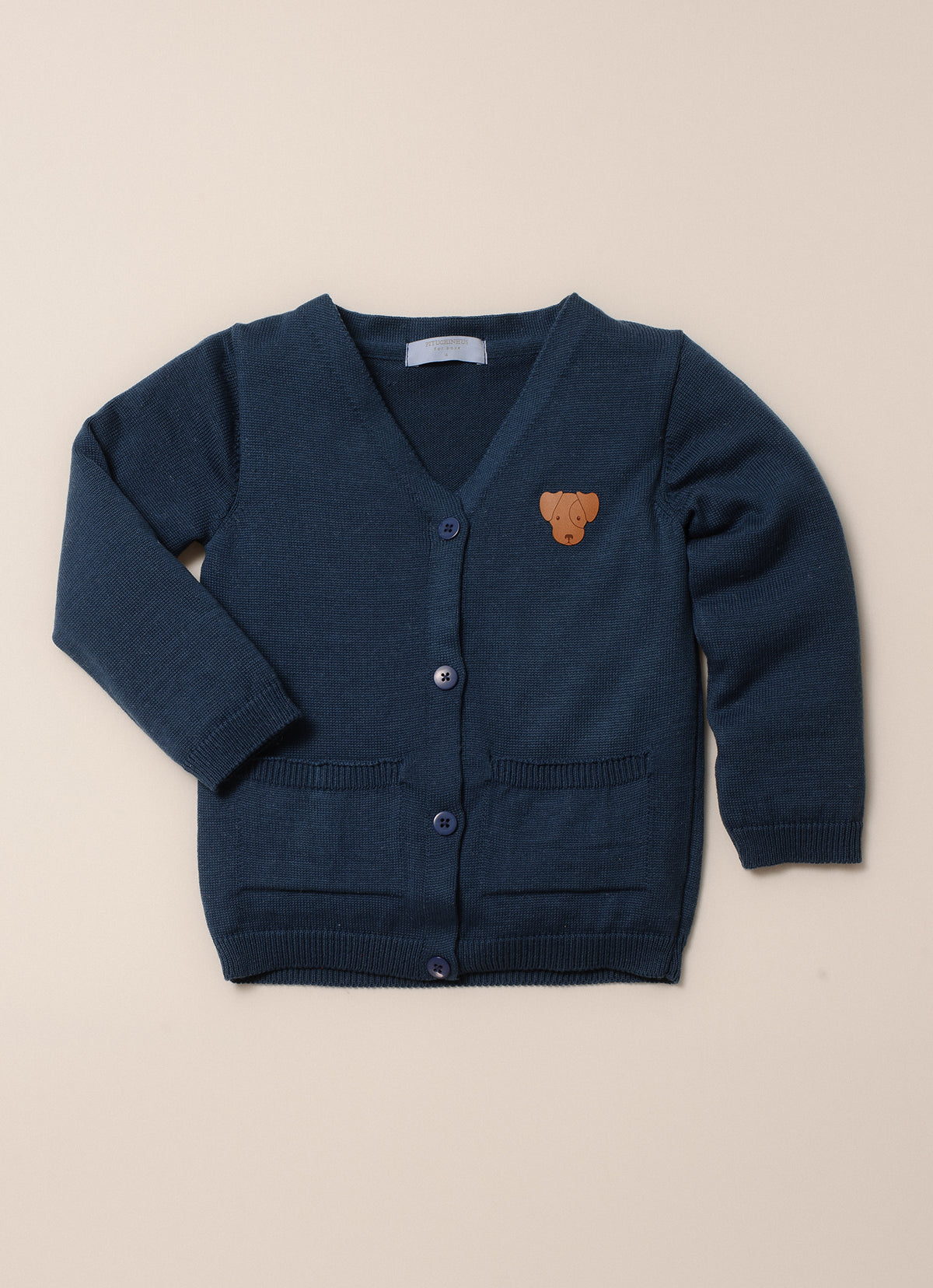 Cardigan Tricot Bolsos For Boys