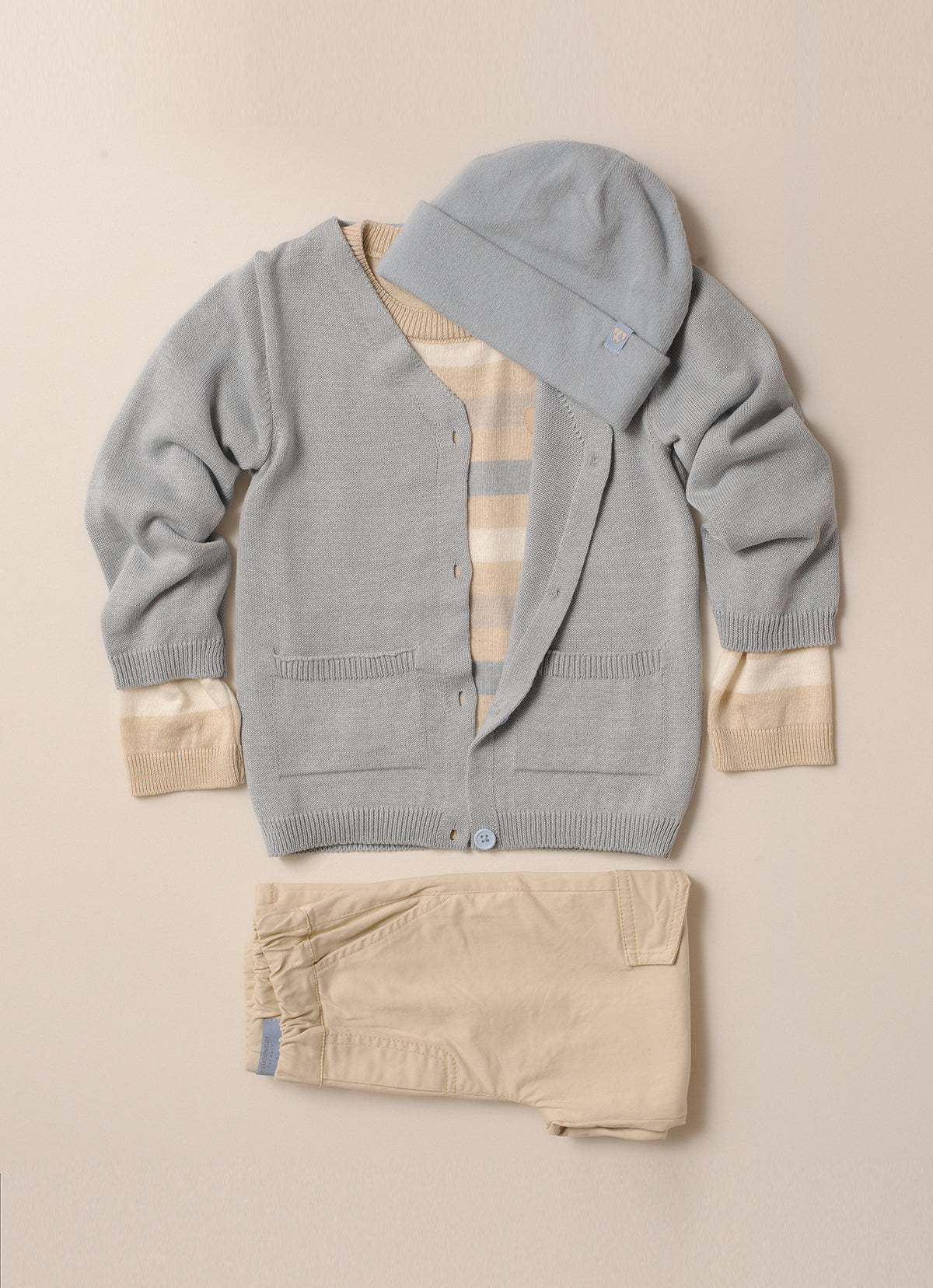 Cardigan Tricot Bolsos For Boys