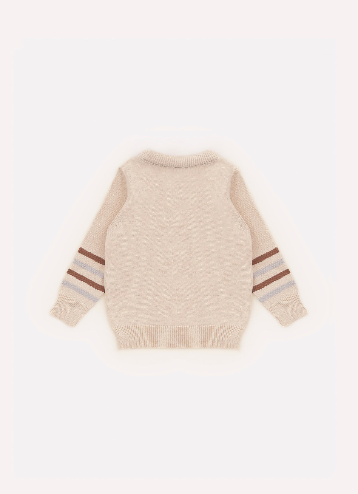 Blusa Tricot Cachorrinho Detalhe Listra For Boys