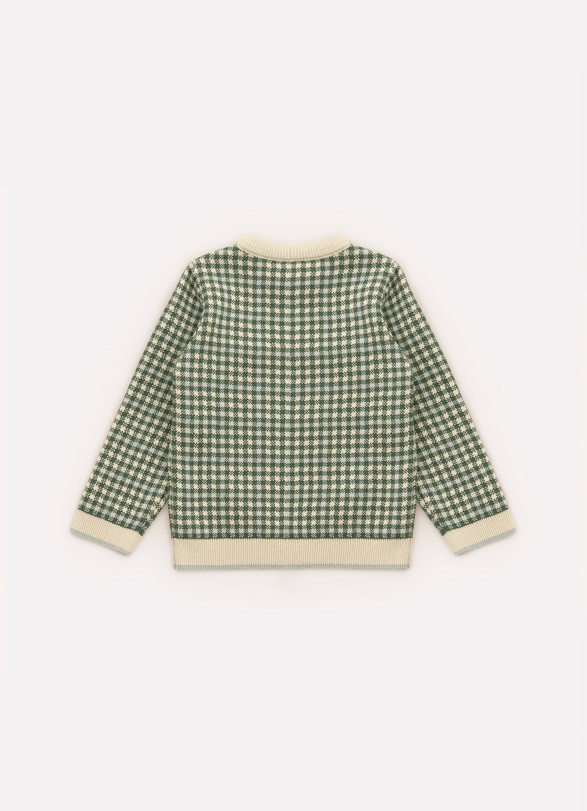 Blusa Tricot Xadrez Jacquard Cachorro For Boys