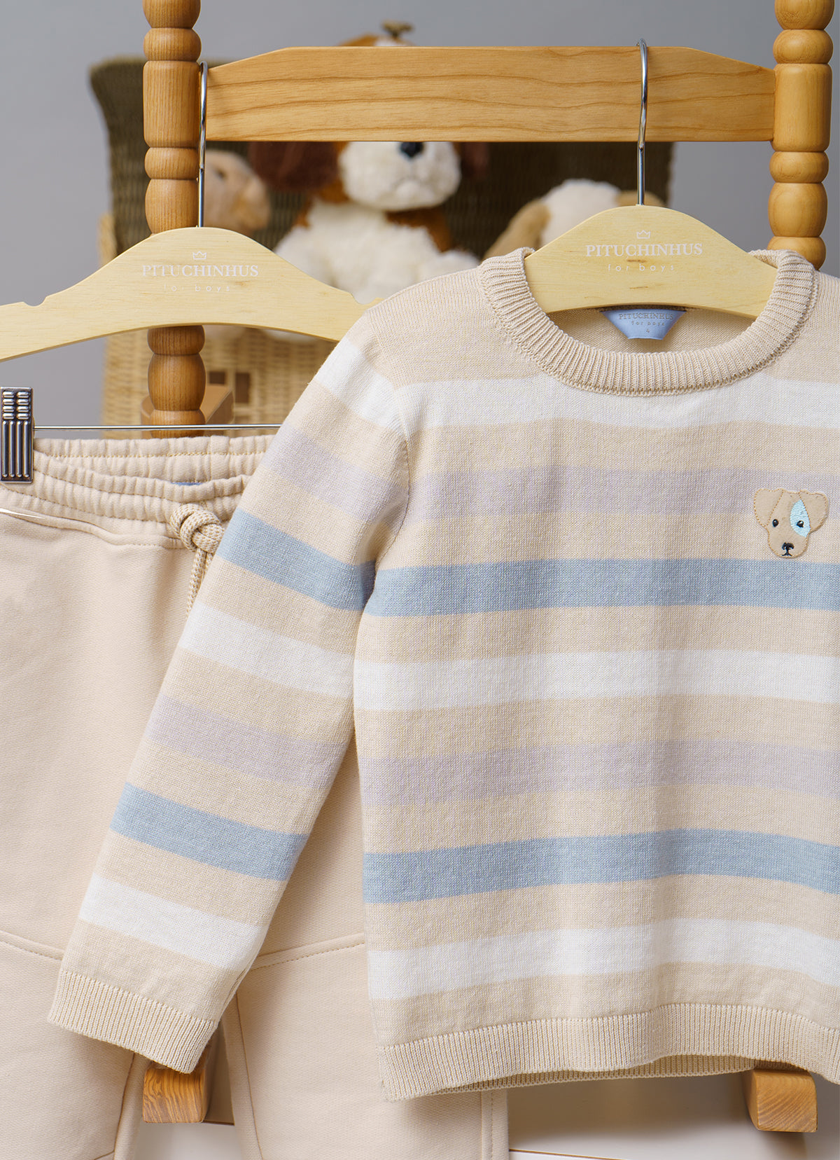 Blusa Tricot Multi Listras For Boys