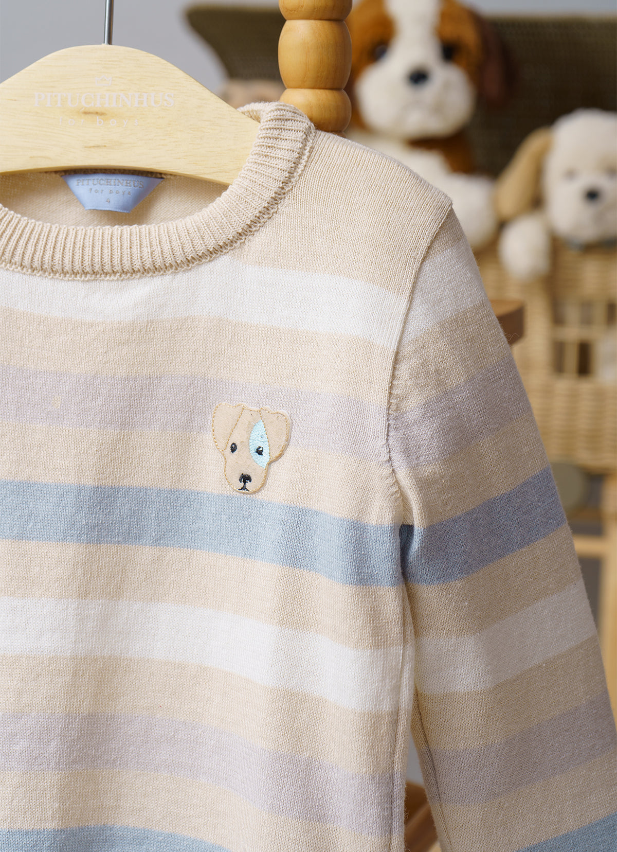 Blusa Tricot Multi Listras For Boys