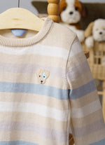 Blusa Tricot Multi Listras For Boys