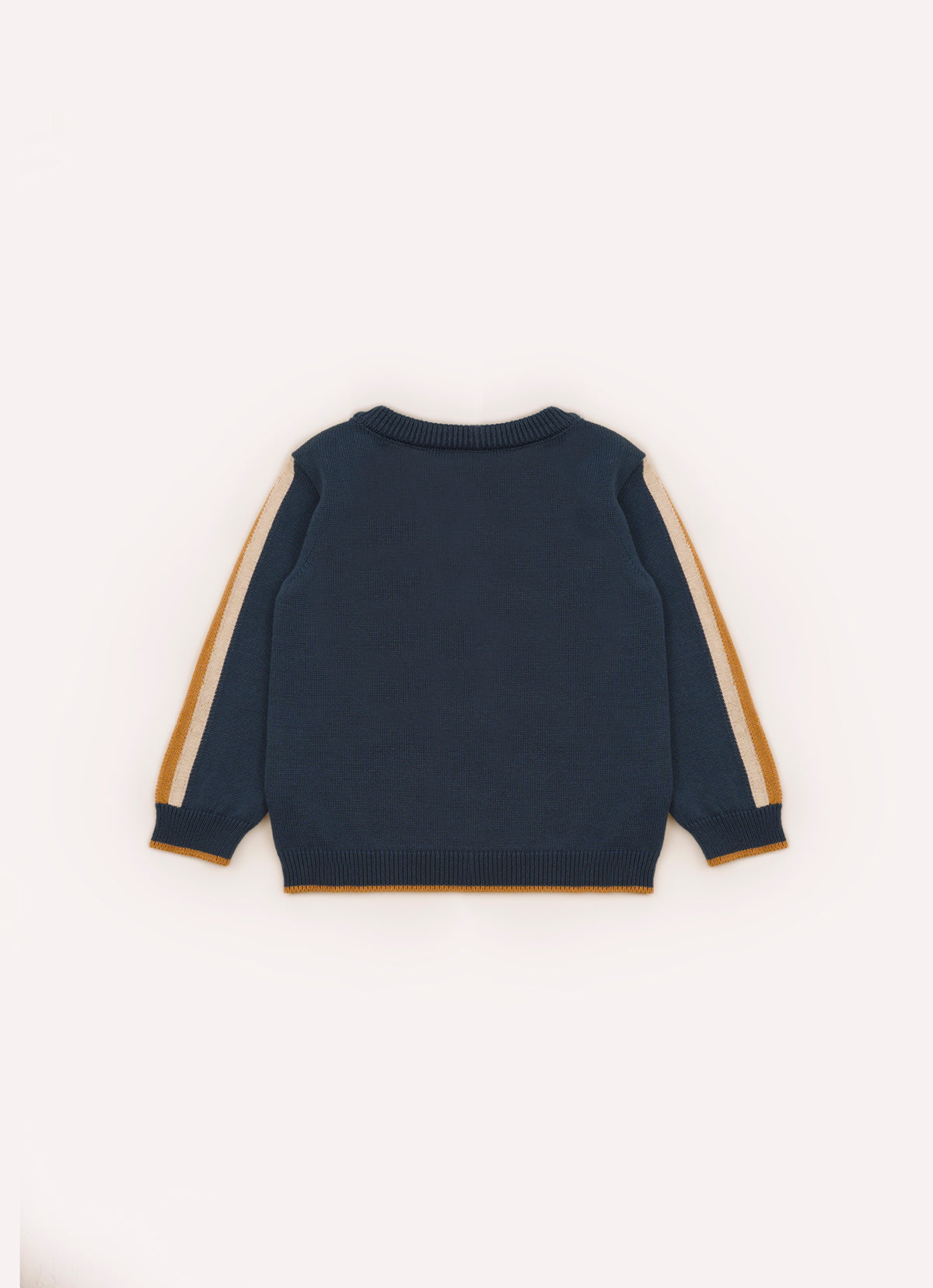Blusa Tricot Bolso Cahorro Listras For Boys