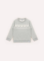 Blusa Tricot Jacquard Listra Cachorros For Boys
