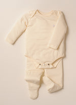 Conjunto Body e Calça Com Pé Cotton Pima For Boys