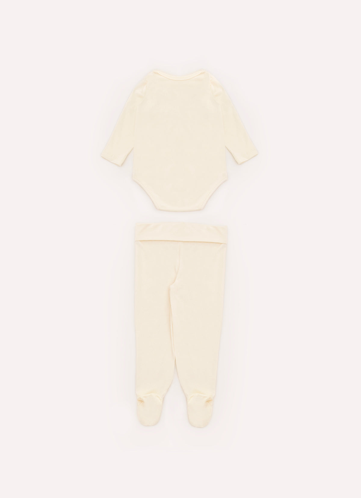 Conjunto Body e Calça Com Pé Cotton Pima For Boys