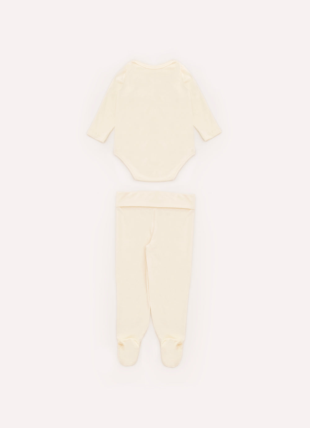 Conjunto Body e Calça Com Pé Cotton Pima For Boys