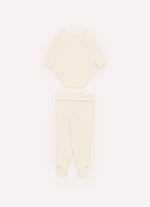 Conjunto Body e Calça Com Pé Cotton Pima For Boys