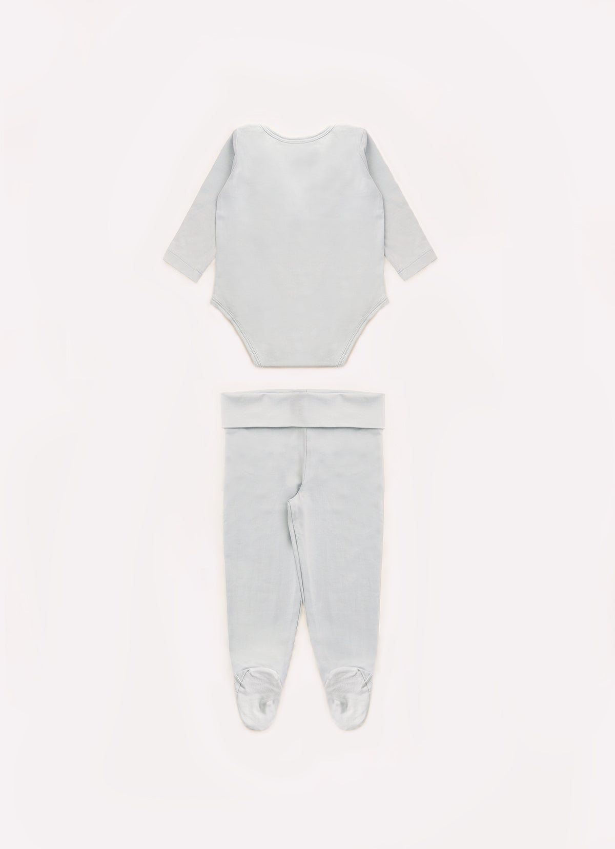 Conjunto Body e Calça Com Pé Cotton Pima For Boys