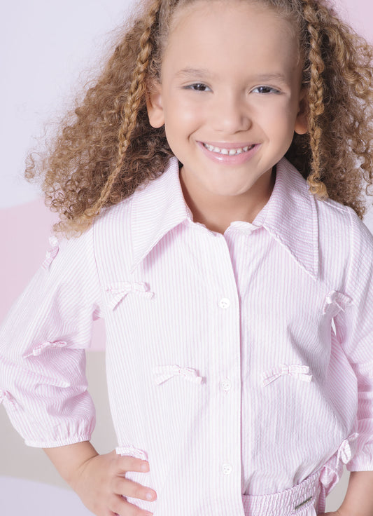 Camisa Algodão Listrada Camisa Algodão Listrada