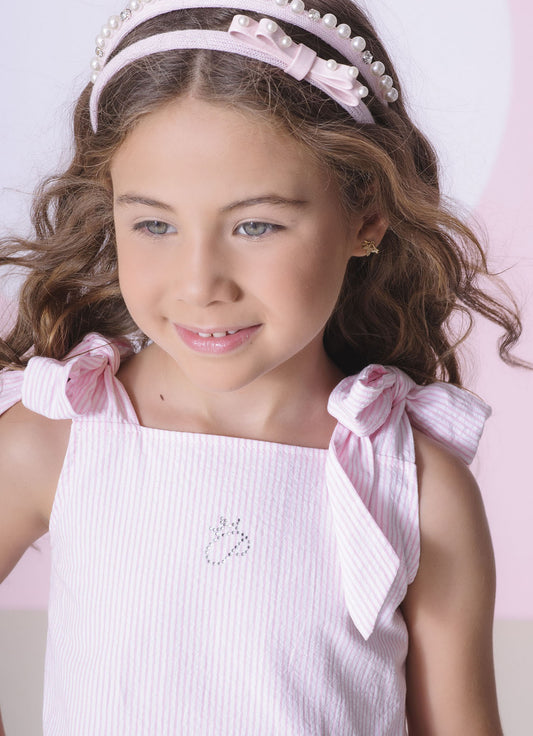 Blusa Algodão Mini Listrado Blusa Algodão Mini Listrado