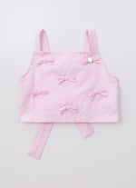 Conjunto Cropped e Short Tricoline Xadrez
