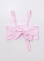Conjunto Cropped e Short Tricoline Xadrez