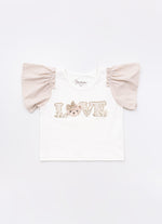 Blusa Cotton Bordados Mangas Xadrez