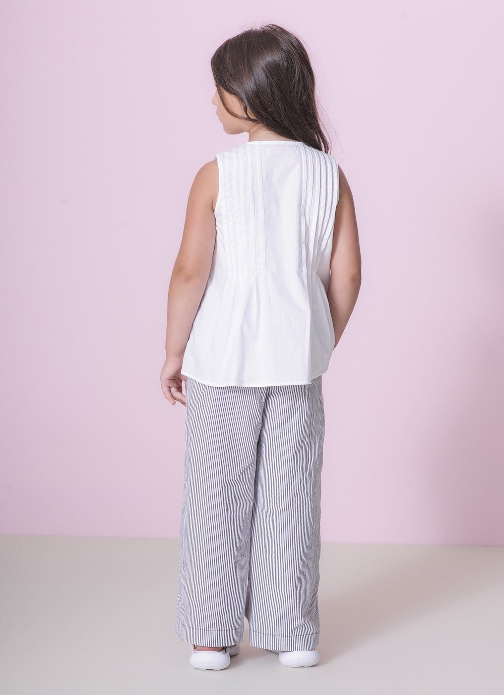 Camisa Tricoline Tominhas e Mini Laços