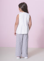 Camisa Tricoline Tominhas e Mini Laços
