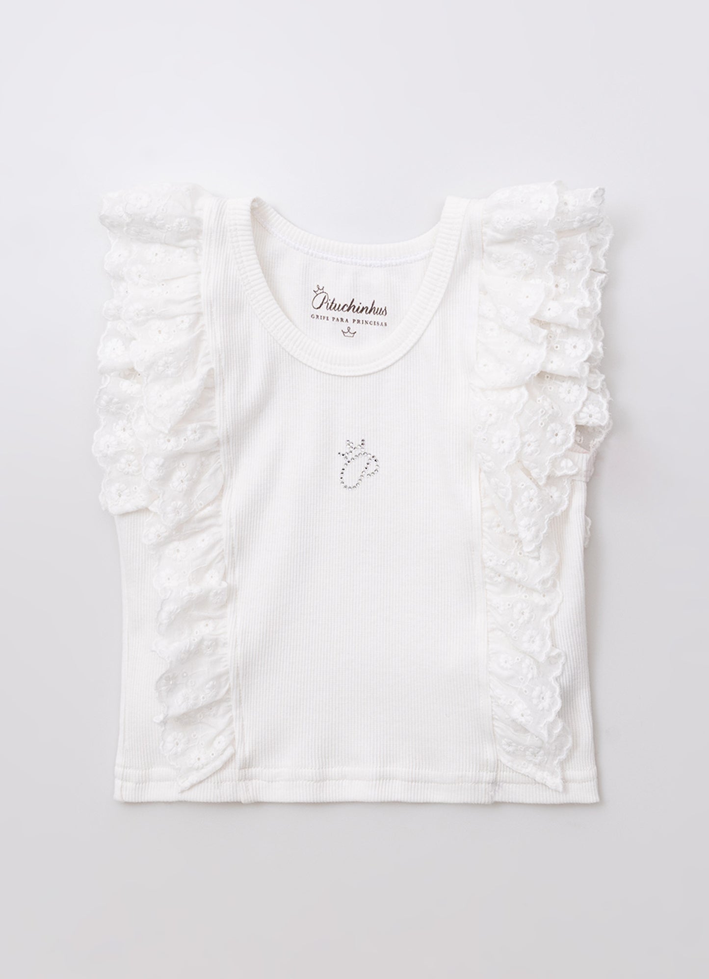 Regata Cropped Rib Babados
