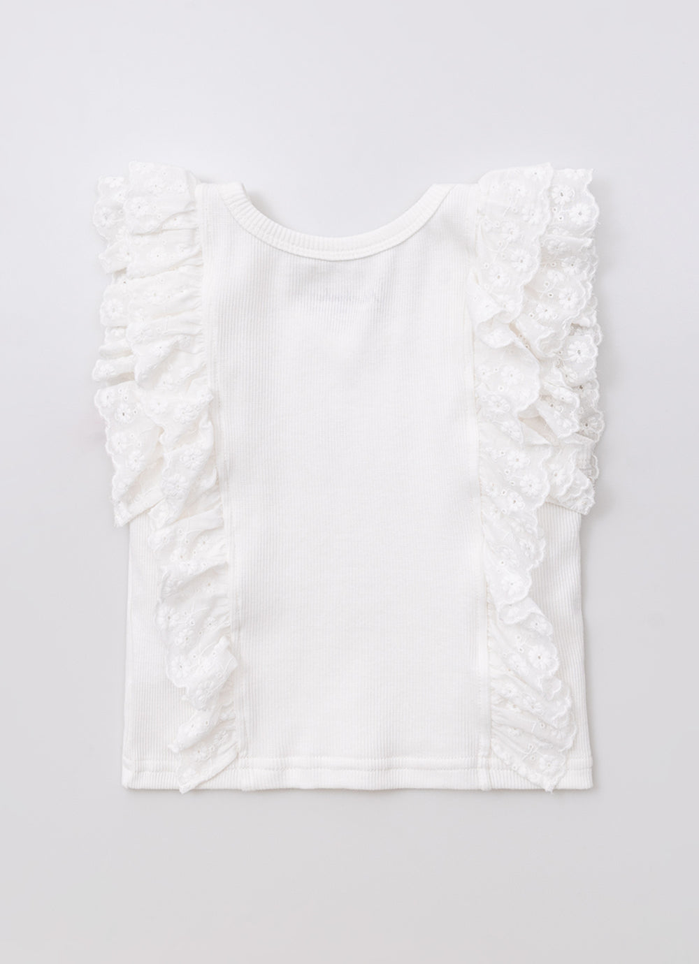 Regata Cropped Rib Babados