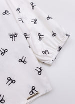Camisa Algodão Estampada Mini Laçinhos