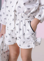Short Algodão Laços Puffer
