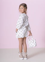 Short Algodão Laços Puffer