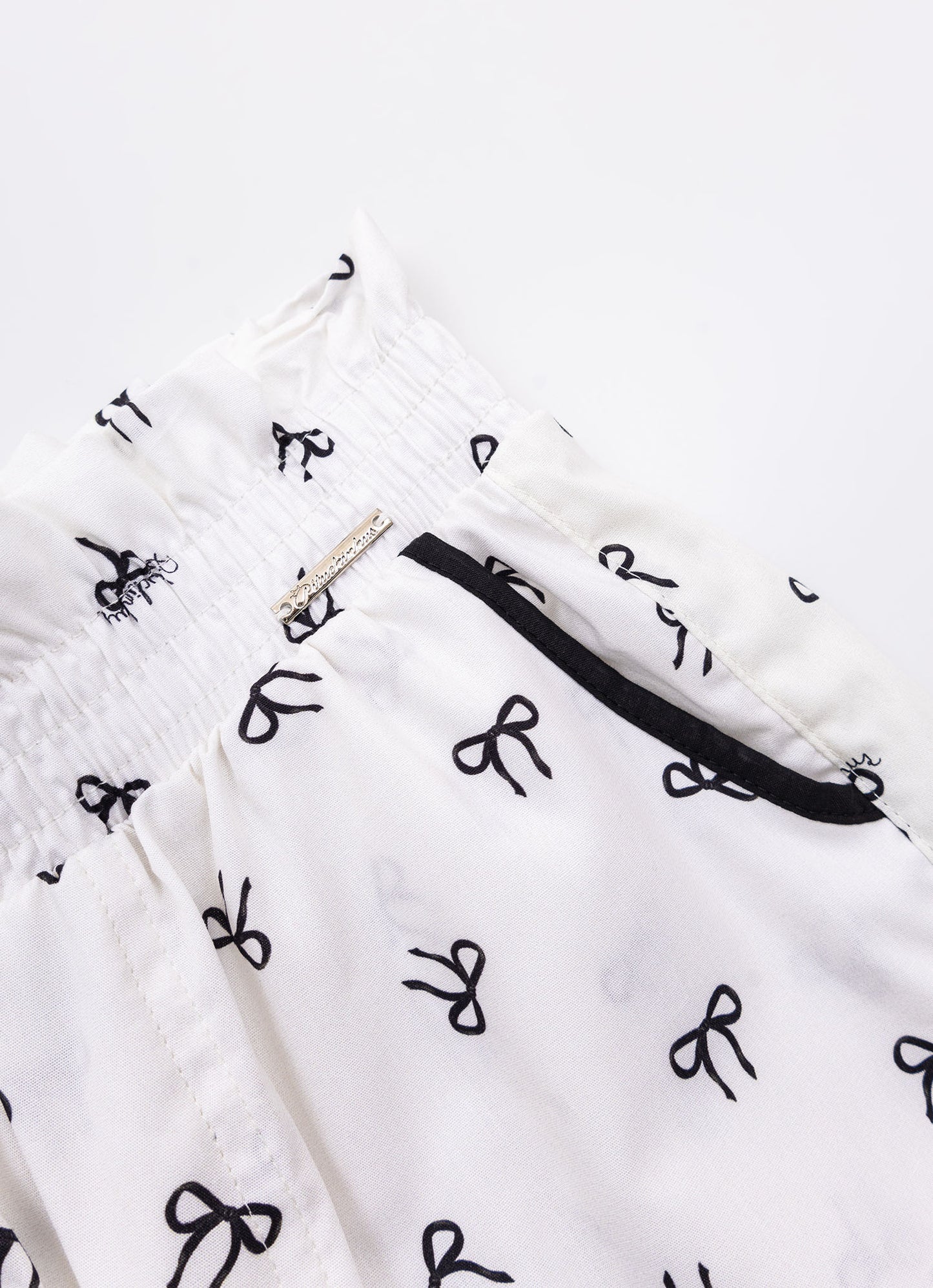 Short Algodão Laços Puffer