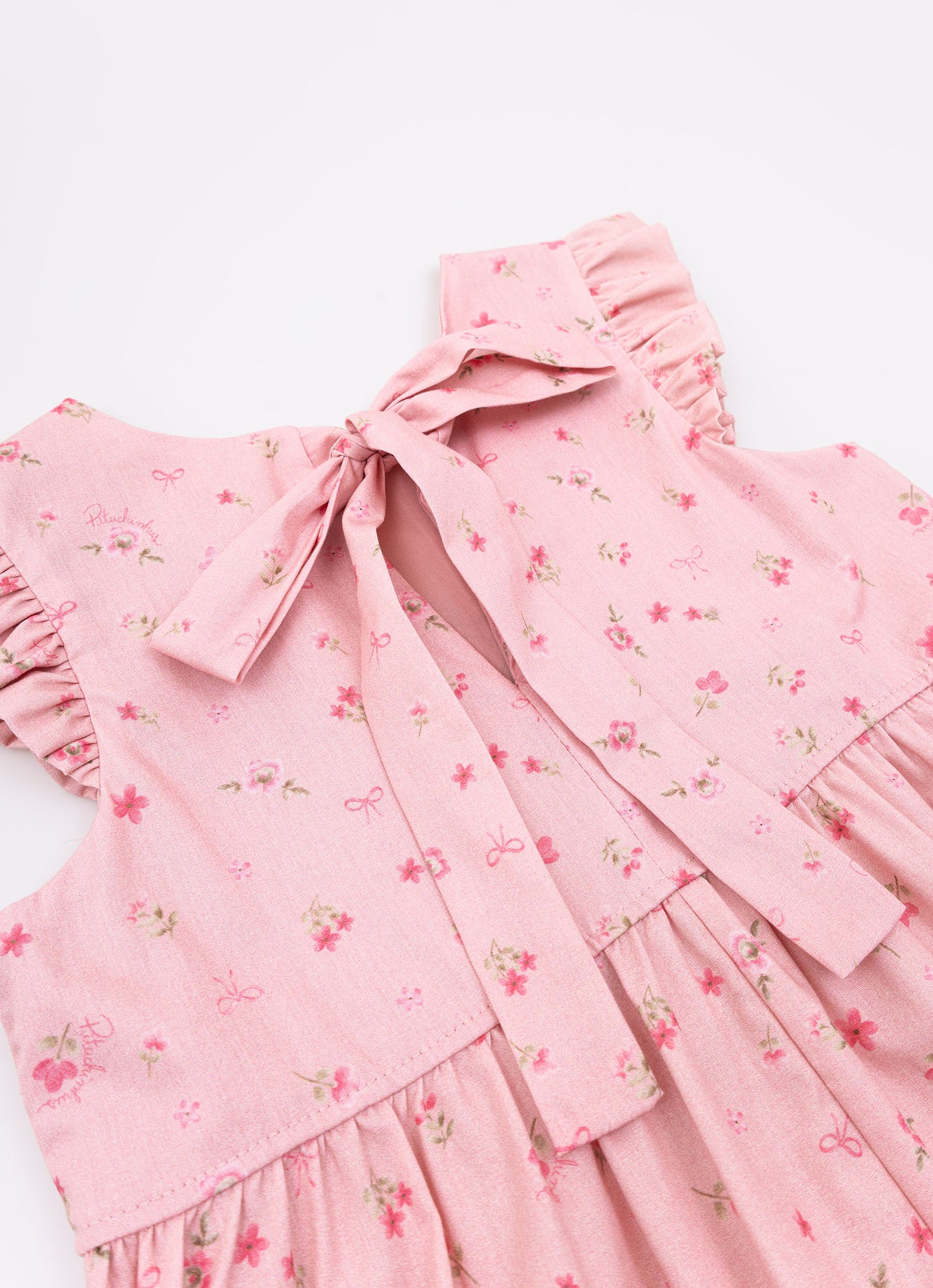 Vestido Longo Algodão Mini Floral