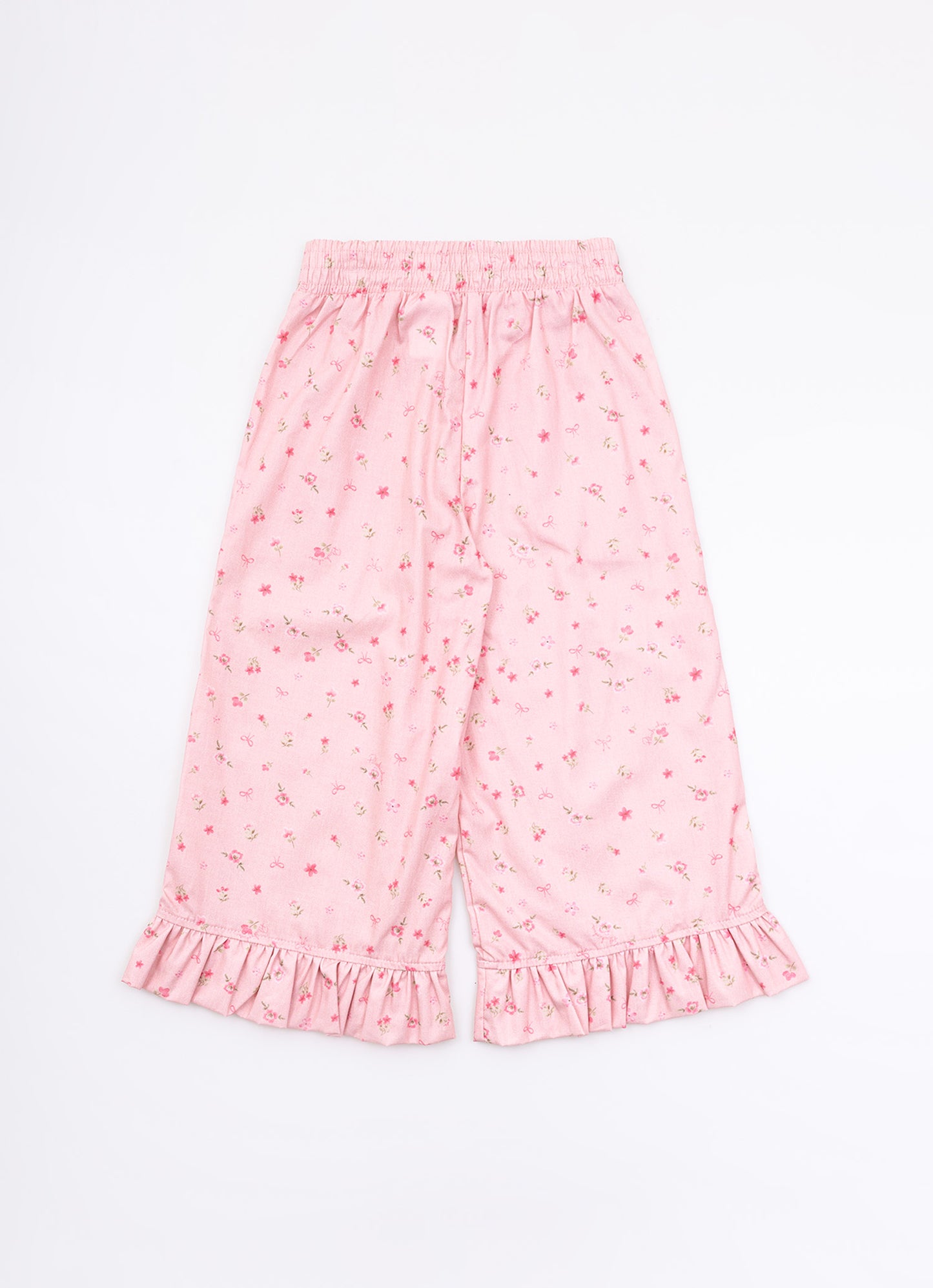 Calça Pantacourt Algodão Estampa Mini Floral