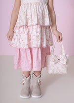Vestido Algodão Mix Estampas Boho