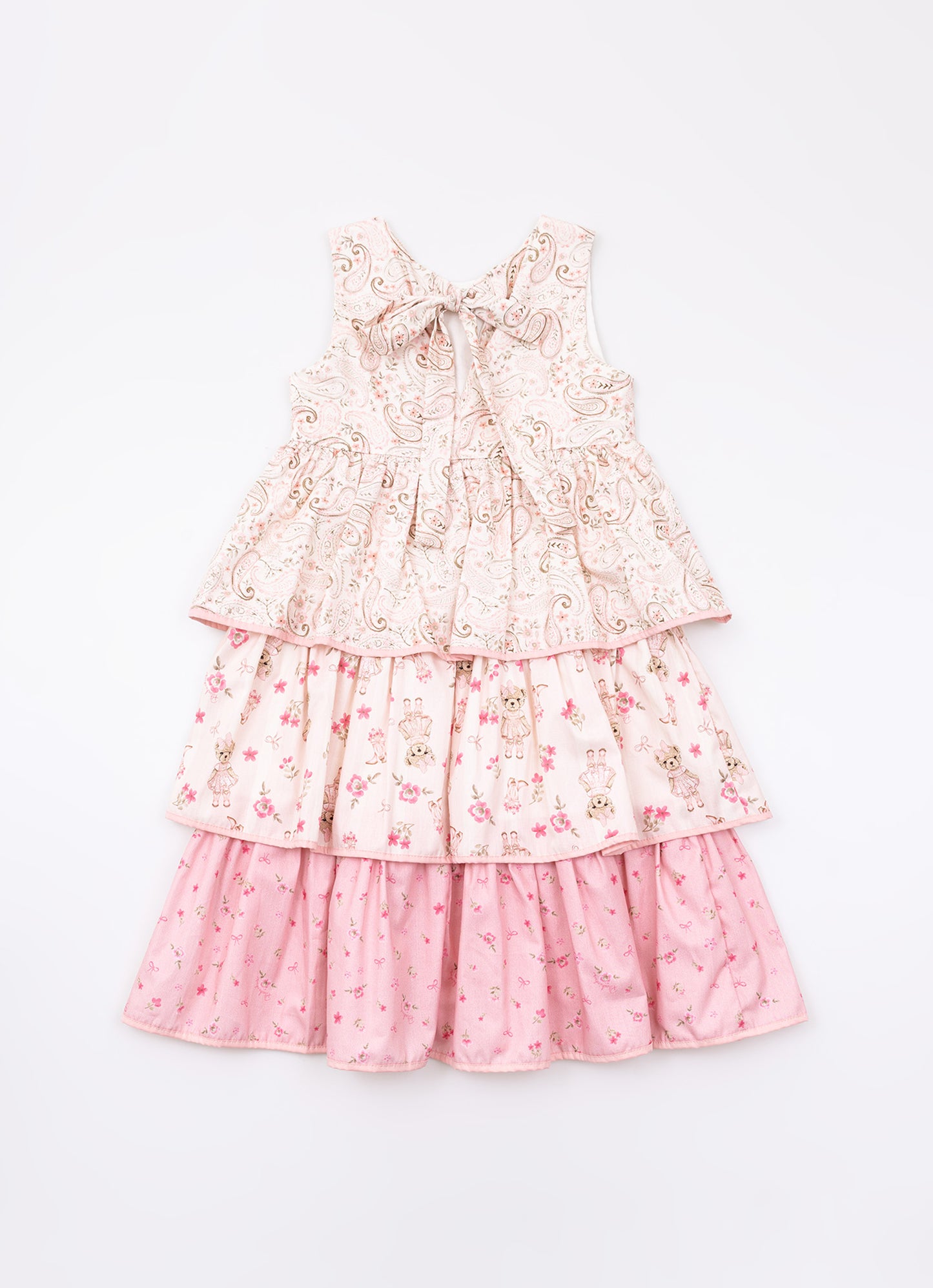 Vestido Algodão Mix Estampas Boho