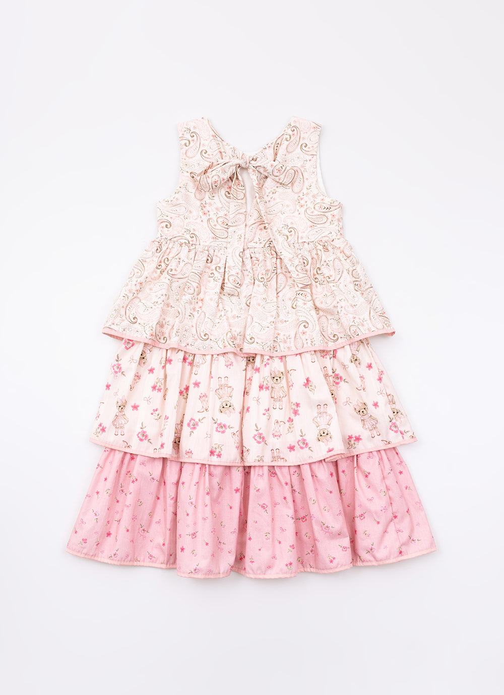 Vestido Algodão Mix Estampas Boho