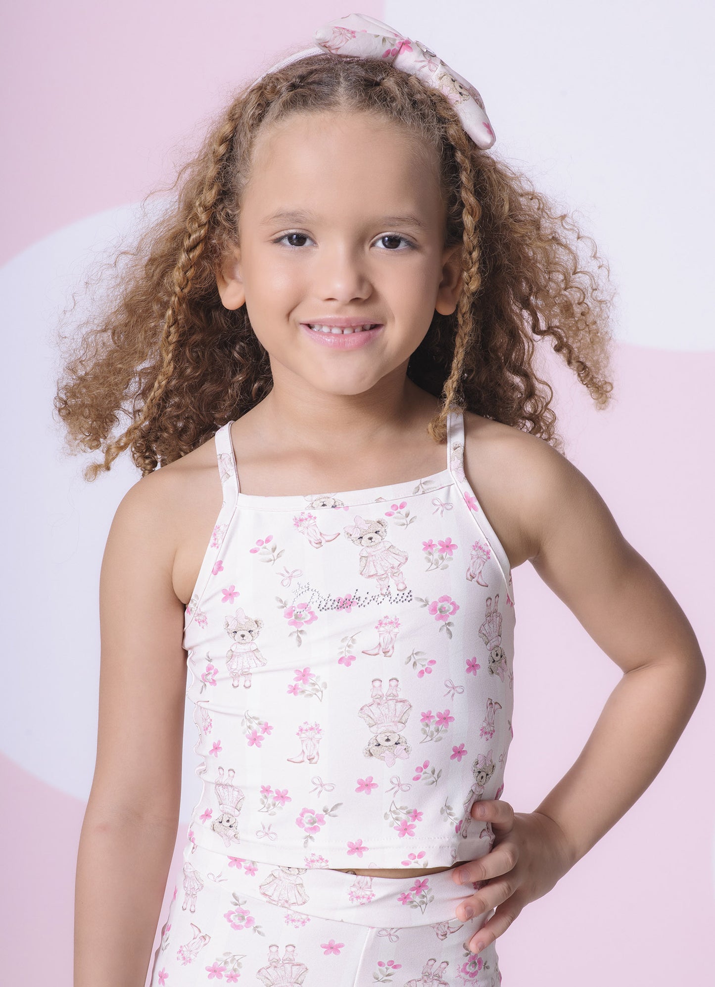 Blusa Alça Cropped Light Estampado