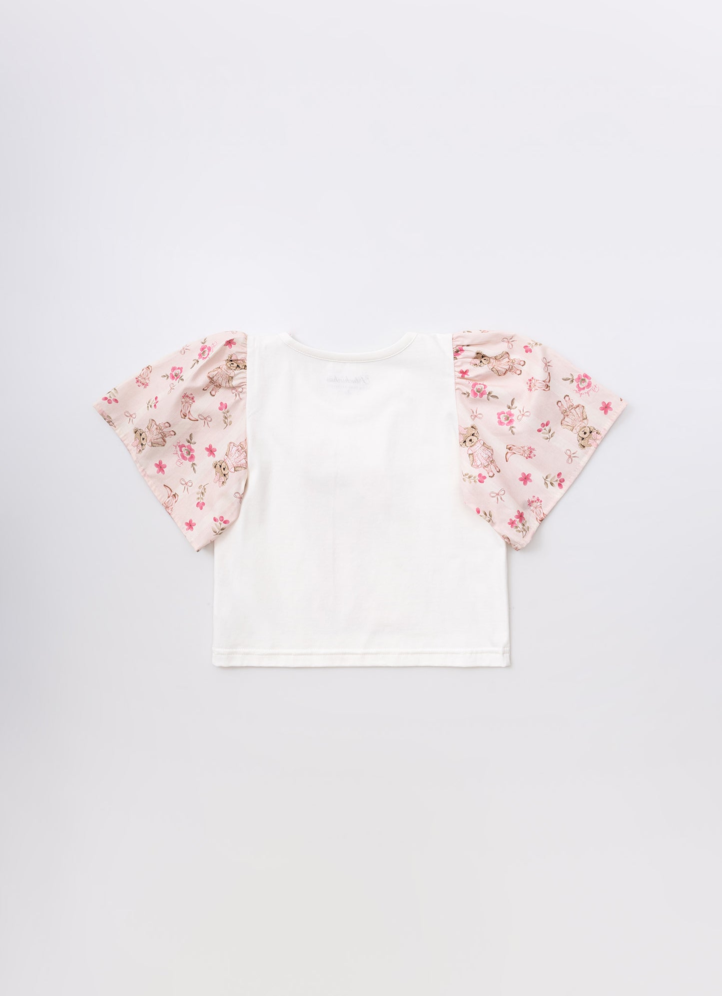 Blusa Cotton Botinha Mangas Estampadas