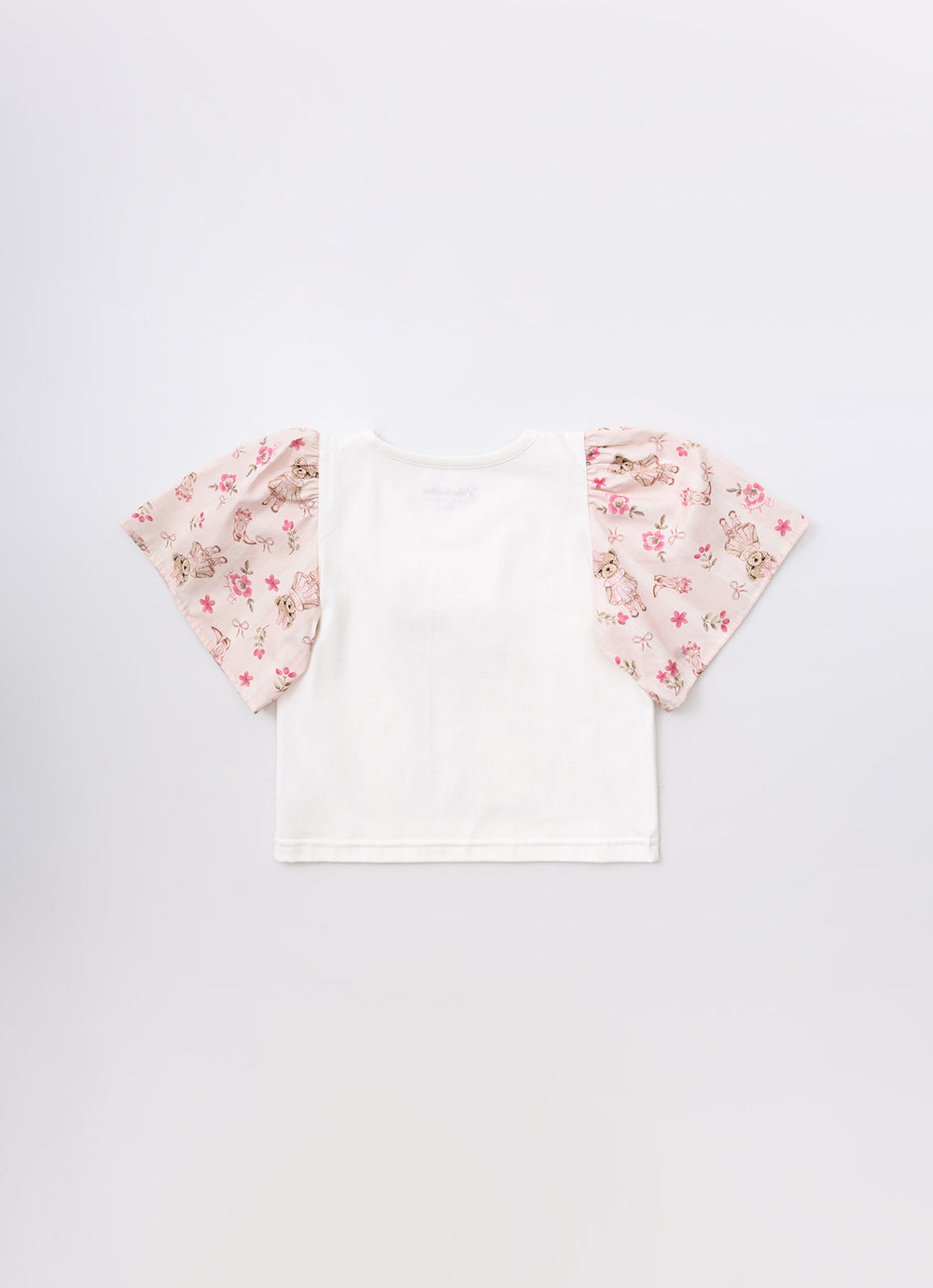 Blusa Cotton Botinha Mangas Estampadas