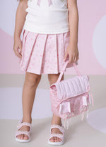 Saia Short Pregas Estampado