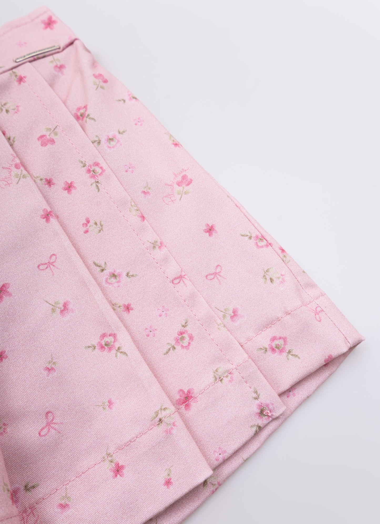 Saia Short Pregas Estampado